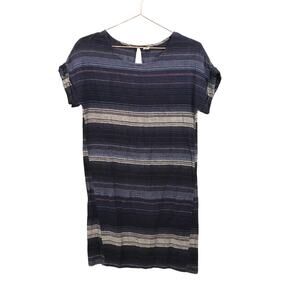 Old navy multi blue striped dress size XS